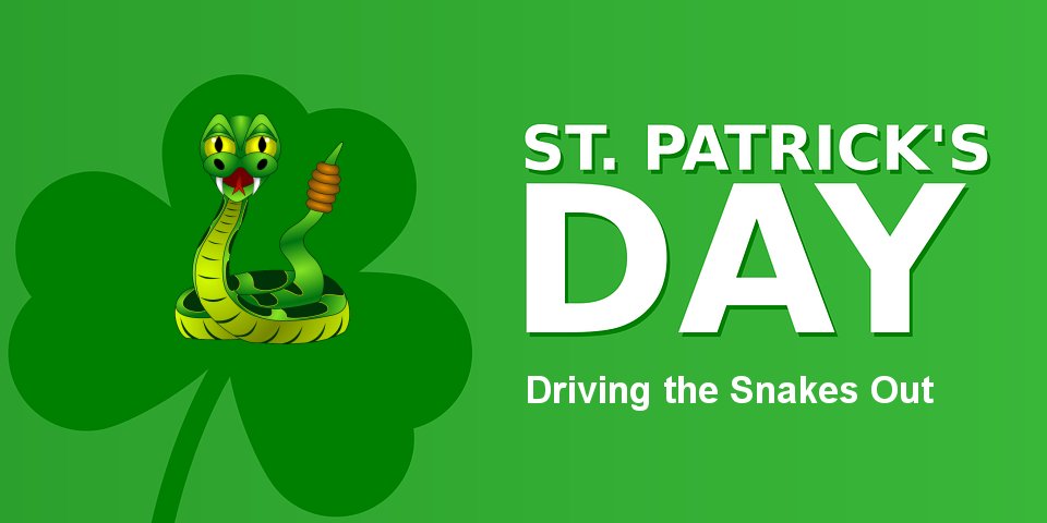 st patricks day snakes pagans